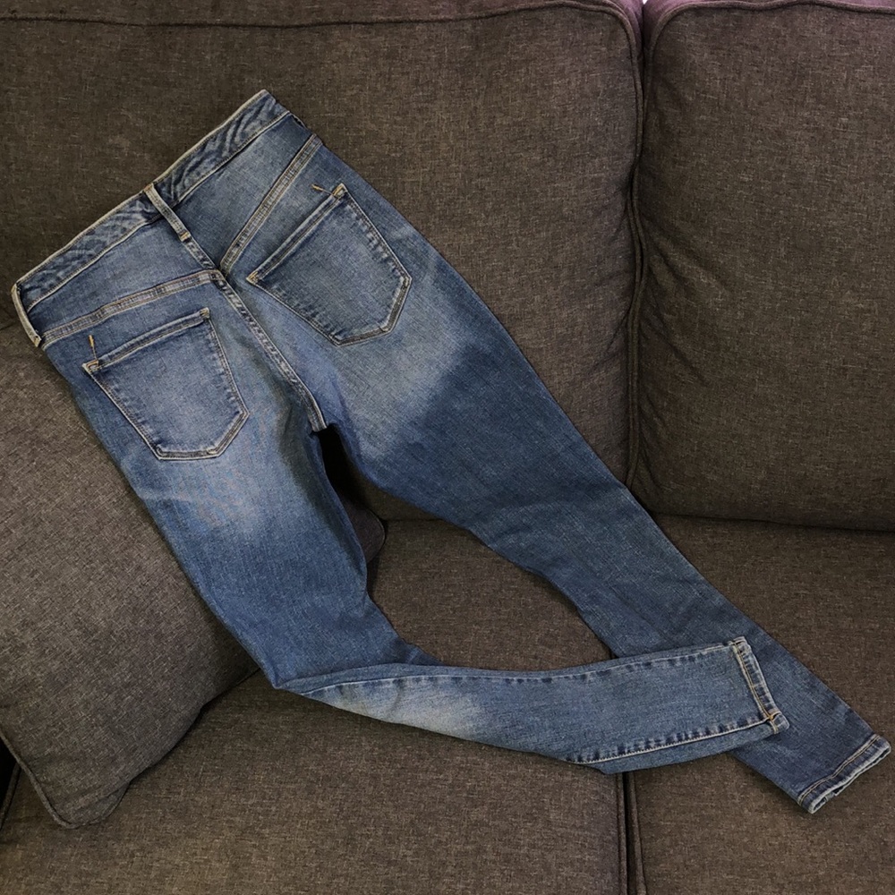 Mossimo High Rise Skinny Power Stretch Denim Jeans Comfy 5-Pocket Size 2S 26 - Picture 5 of 10